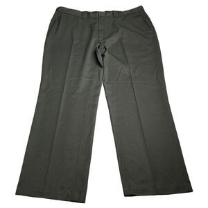 Haggar Mens 42x30 Gray Travel Performance Dress Pants